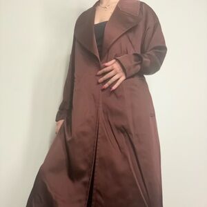 Elegant Brown Trench Coat